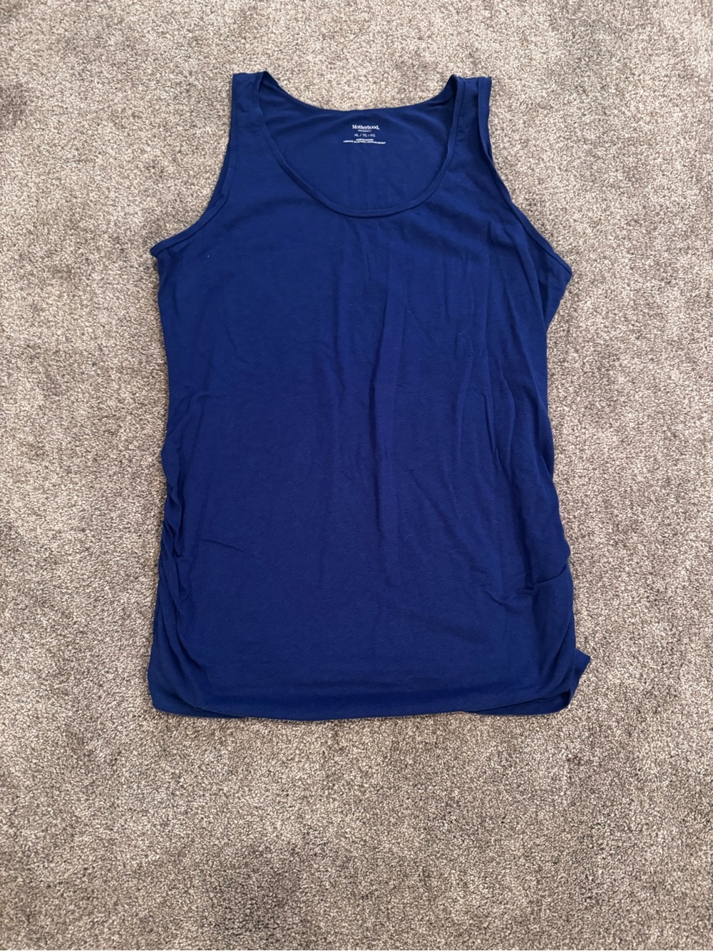 Blue Maternity Sleeveless Tank Top